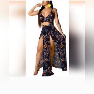 Floral Print Women's Skirt